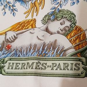 Hermes Le Matin Neuf silk scarf #1